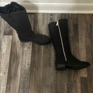 Steve Madden Rhapsody Wide Calf Women’s Black Knee-High Boots